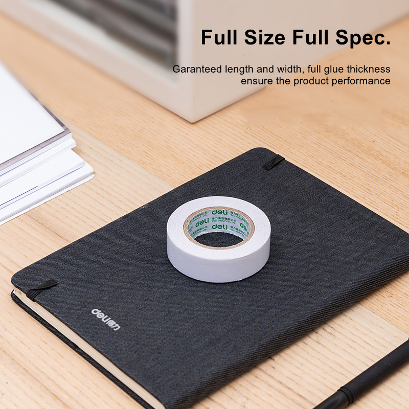 DELI Ταινία Διπλής Όψης Διάφορα Μεγέθη Ισχυρή Αυτοκόλλητη Κόλλα Χαρτοταινίες