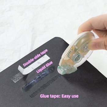 1 τεμ. Morandi Color Point Glue Tape 8mm*6m Κόλλα διπλής όψης για αυτοκόλλητα διόρθωσης ημερολογίου Office School FC7083