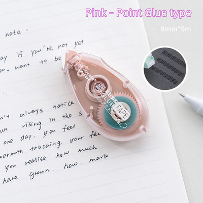 1 kom Morandi Color Point ljepljiva traka 8 mm*6 m dvostrano ljepilo za ispravljanje dnevnika naljepnice za uredsku školu FC7083