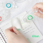 1kom Ljepljiva traka u boji 6mm*6m prozirno dvostrano ljepilo za naljepnice za albume dnevnika DIY papir Uredska škola F7137