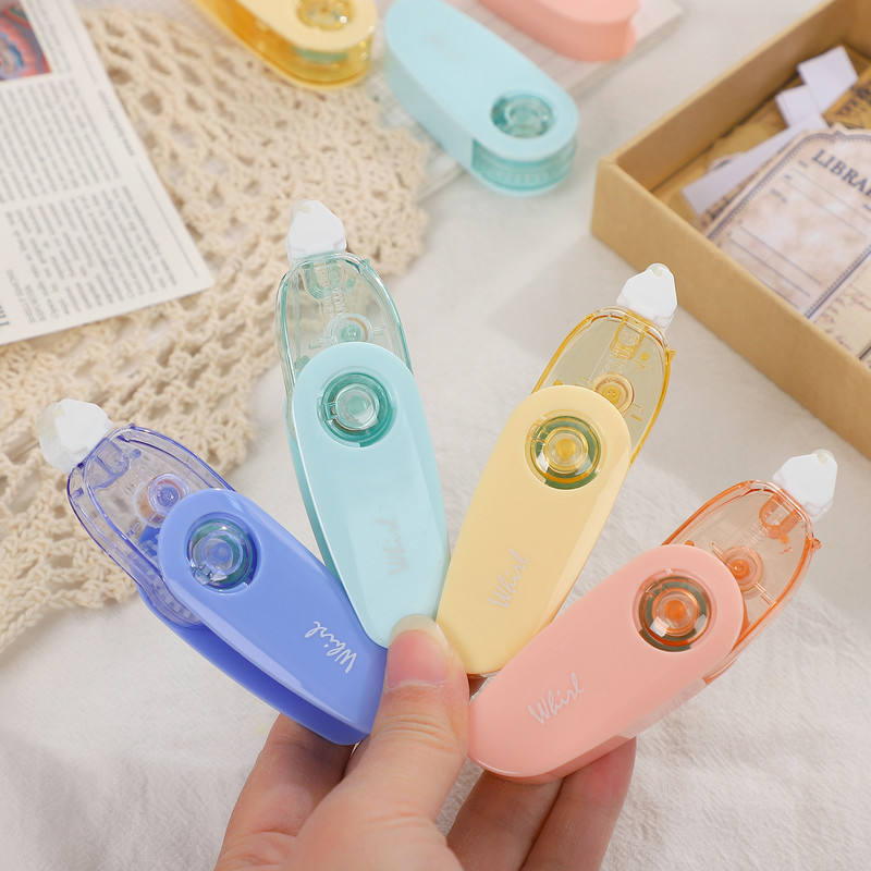 2 vnt/komplektas 5mm*3m rotacinio dozavimo dinaminis tankus taškinis klijų dizainas Kawaii nešiojamieji Macaron klijai Creative DIY studentų raštinės reikmenys