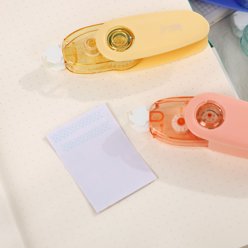 2 vnt/komplektas 5mm*3m rotacinio dozavimo dinaminis tankus taškinis klijų dizainas Kawaii nešiojamieji Macaron klijai Creative DIY studentų raštinės reikmenys