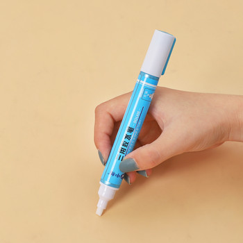 1 τεμ Creative στυλό συμπαγούς κόλλας μεγάλης χωρητικότητας Χαριτωμένο στυλό κόλλας τριών χρήσεων γρήγορου στεγνώματος DIY Προμήθειες γραφικής ύλης Super Strong Glue Stick