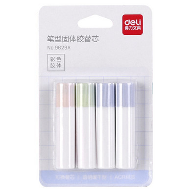 Αυτοκόλλητο ραβδί Kawaii Pen Shape Adhesive Glue Stick with Refill Creative Craft DIY Glue Tape Adhesives Glue Stick for Student Stationery