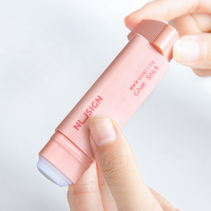 1 τεμ. Triangle Solid Glue Stick Retro Color Body PVP Material Adhesive Paste for Memo Journal Diary School Supplies F638