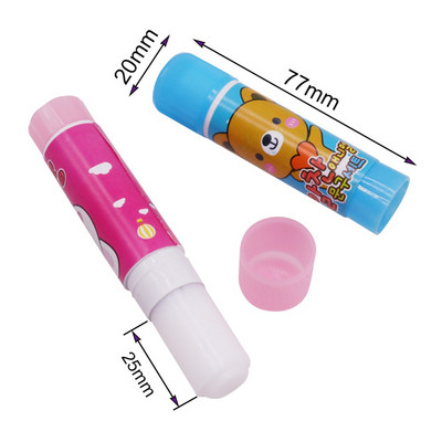 5 buc 77*20mm lipici pastă de hârtie lipici solid papetărie pentru studenți rechizite de birou livrare culori mixte protecția mediului