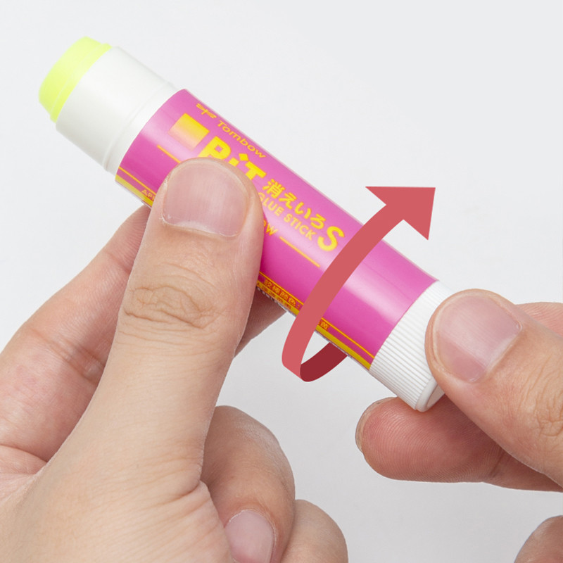 Ιαπωνία Tombow Pit στερεά κόλλα κόλλας υψηλού ιξώδους Φθορίζουσα κόλλα αποχρωματισμού DIY Εργαλεία