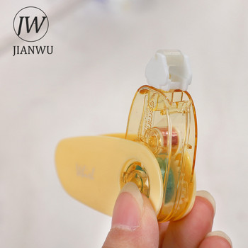JIANWU 2 τεμ./σετ 5mm*3m Macaron Series Rotary Dispensing Dynamic Dense Dot Glue Design Glue Creative DIY Student Stationery