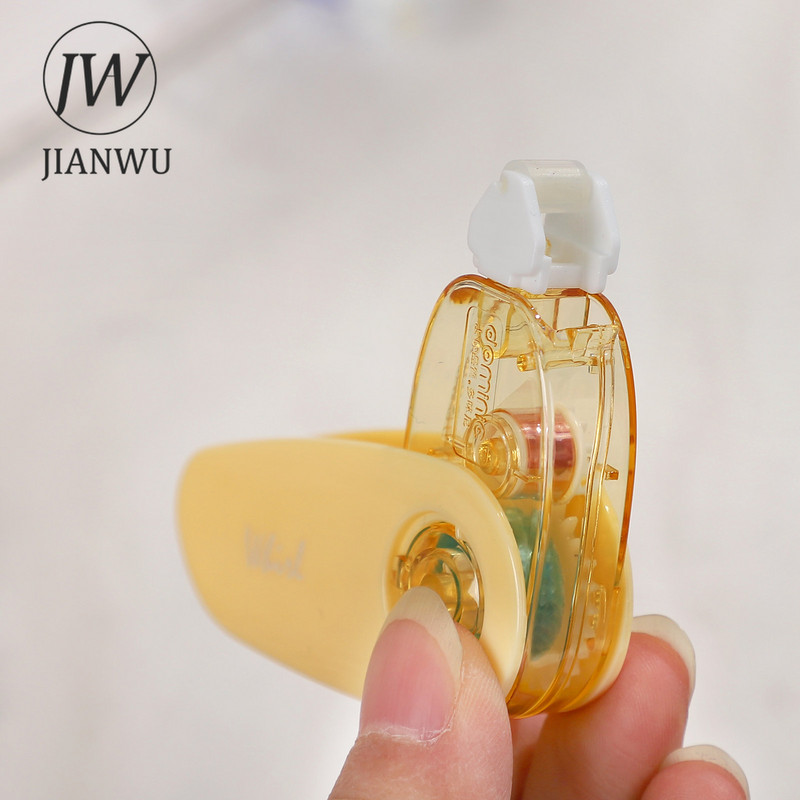 JIANWU 2 τεμ./σετ 5mm*3m Macaron Series Rotary Dispensing Dynamic Dense Dot Glue Design Glue Creative DIY Student Stationery