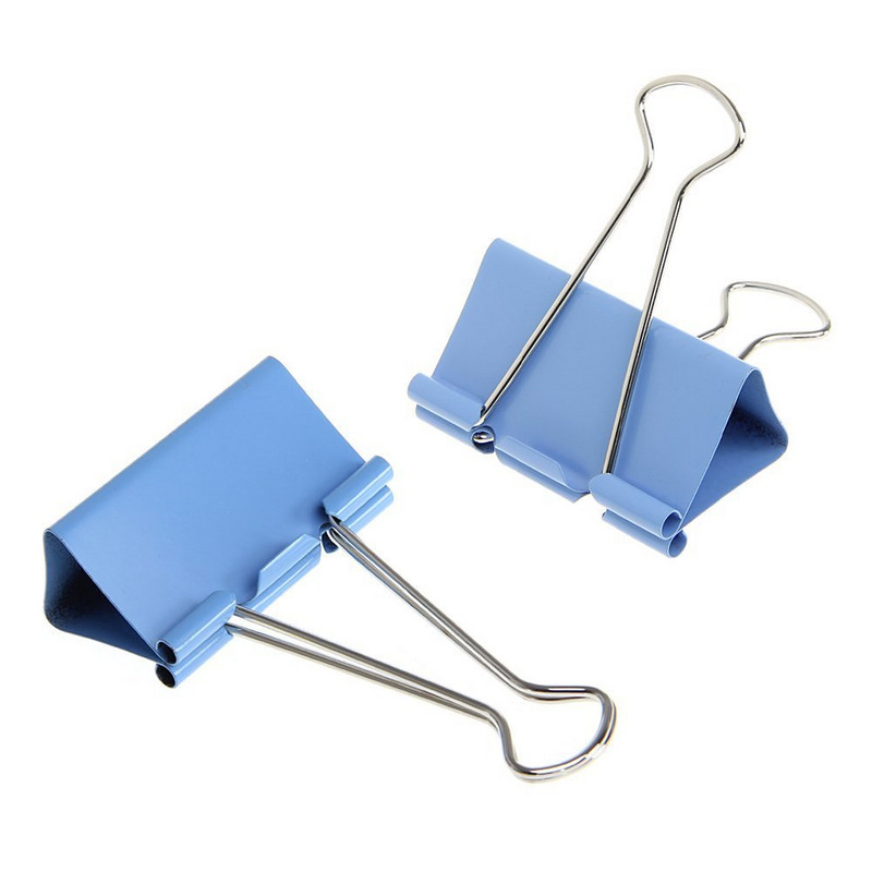 30 vnt Metalinė sąvaržėlė 15 mm spalvota sąvaržėlė, naudojama knygoms raštinės reikmenys, aukštos kokybės mokyklos biuro reikmenys