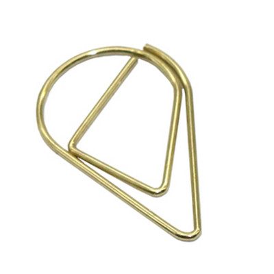 60 vnt 6 spalvų metalo medžiaga lašo formos sąvaržėlės Juokingos Kawaii žymės Office Shool raštinės reikmenų žymėjimo segtukai