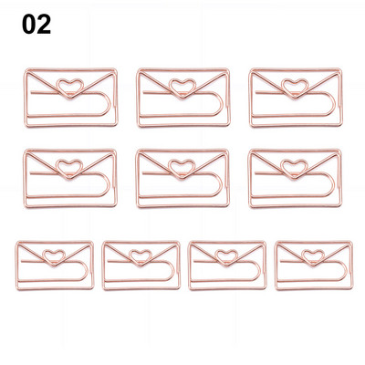 6 vnt / rinkinys tuščiavidurio dizaino metalinis segtuvas Ilgos uodegos spaustukai biuro rankinės knygos aplankas popierius, raštinės reikmenys žuvies segtukas