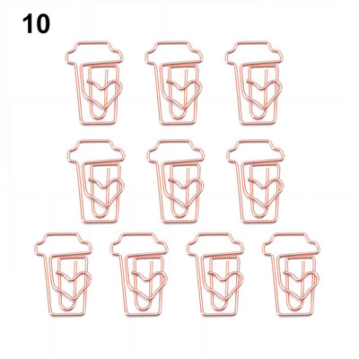 6 vnt / rinkinys tuščiavidurio dizaino metalinis segtuvas Ilgos uodegos spaustukai biuro rankinės knygos aplankas popierius, raštinės reikmenys žuvies segtukas