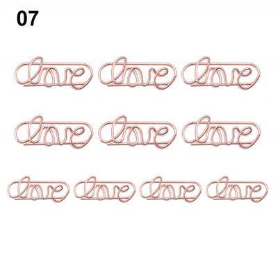 6 vnt / rinkinys tuščiavidurio dizaino metalinis segtuvas Ilgos uodegos spaustukai biuro rankinės knygos aplankas popierius, raštinės reikmenys žuvies segtukas