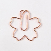 Rose Gold Love kirjaklamber Loominguline erikujuline modelleerimisklamber Metallist kontoritarvikud kirjaklambrid metallist kirjaklambrid Järjehoidja