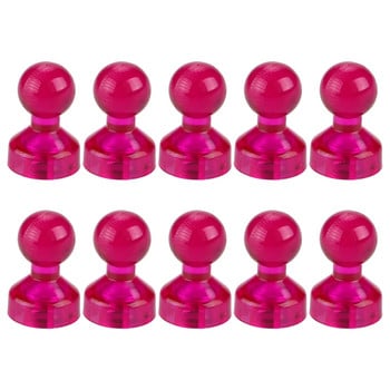 10 τμχ Colorful Magentic Pushpins Ισχυρός μαγνητικός μαγνήτης ψυγείου για γραφείο HX6A