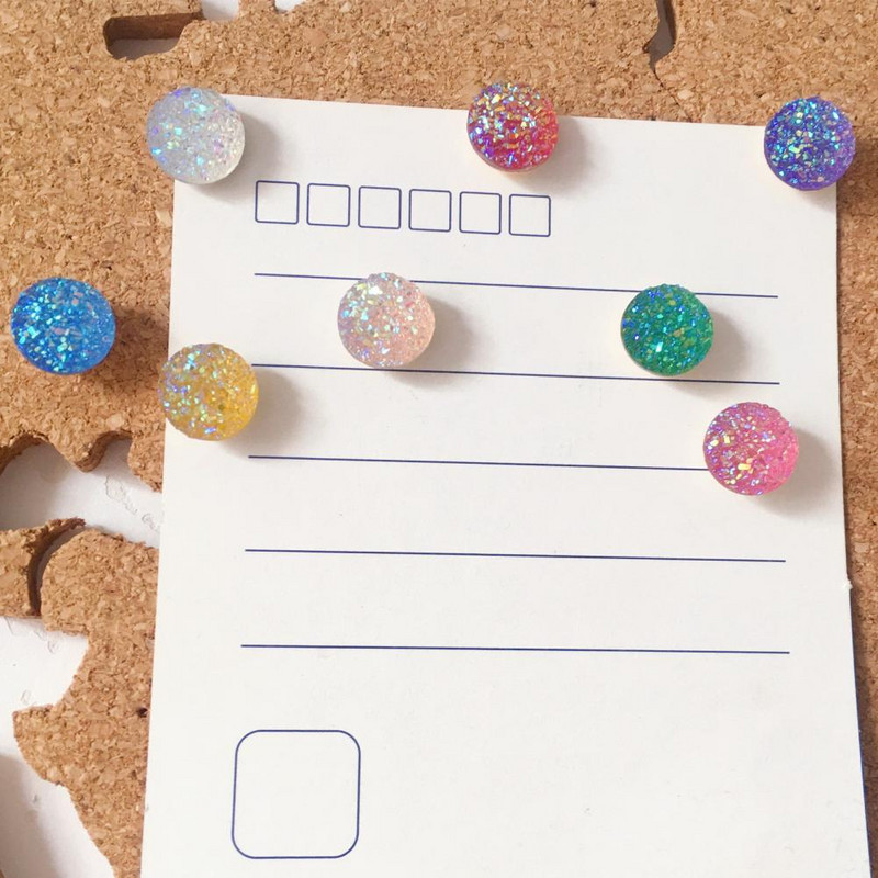 1 komplekt surunõela koos hoiukarbiga Läikiva pinnaga teadetetahvel Joonistusnõel Korktahvel Käsitöö Tähelepanelik thumbtack Kodutarbed