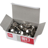 Deli 0020 Pushpin Thumb Tack Push Pins Επινικελωμένο Big Head Nail Cork Διακοσμητικά Γραφεία για το σπίτι Σχολείο Γραφείο