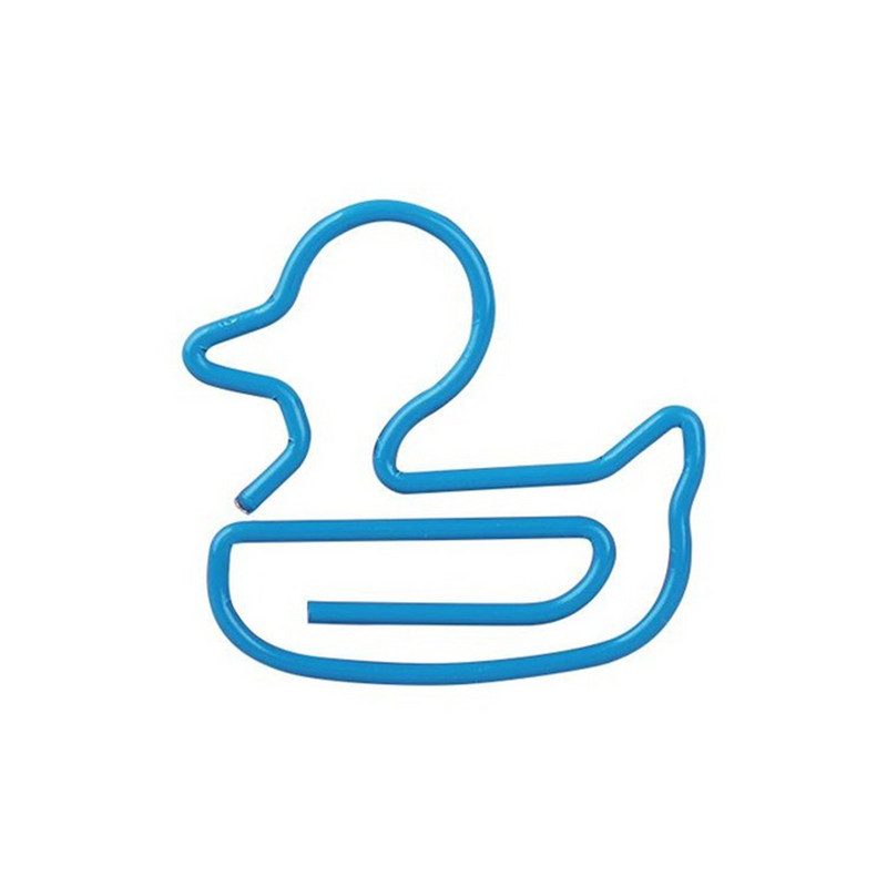 20kom/kutija Slatka životinja, patka, metalne oznake, spajalice za knjige, vezivo markera, foto memo, pisac, školski pribor