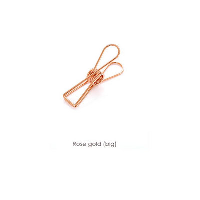1 gab Cute Kawaii Photo Dekoratīvā Metāla Kvalitātes Saspraudes Saspraudes Galds Biroja piederumi Skolas piederumi Zelts Meln Roze