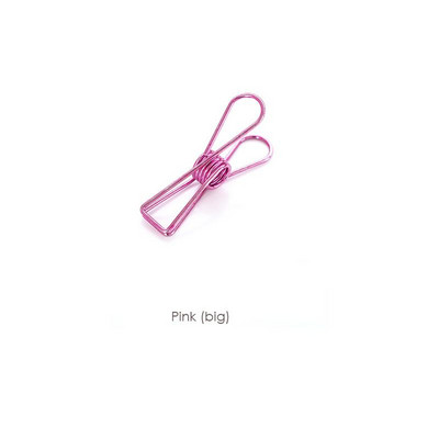 1 gab Cute Kawaii Photo Dekoratīvā Metāla Kvalitātes Saspraudes Saspraudes Galds Biroja piederumi Skolas piederumi Zelts Meln Roze