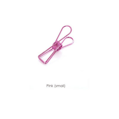 1 gab Cute Kawaii Photo Dekoratīvā Metāla Kvalitātes Saspraudes Saspraudes Galds Biroja piederumi Skolas piederumi Zelts Meln Roze