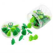 20 tk Suurepärased joonistusnõelad deformeerumatud tööd säästvad pöidlad Lehekujulised korgitahvli ohutusnõelad