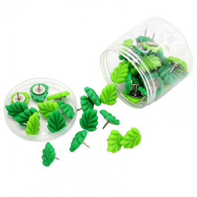 20 tk Suurepärased joonistusnõelad deformeerumatud tööd säästvad pöidlad Lehekujulised korgitahvli ohutusnõelad