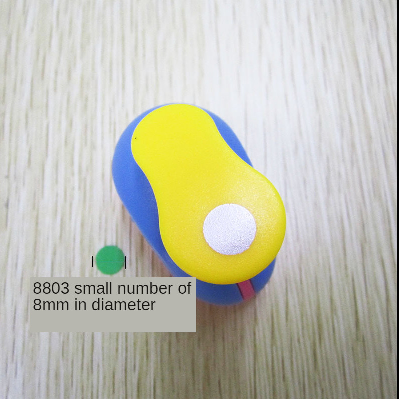 1 tk. DIY reljeefstantsid Scrapbooking tööriistad paberi lõikamine käsitöö augustaja ümarlõikur ümmargune perforaator 8-25 mm