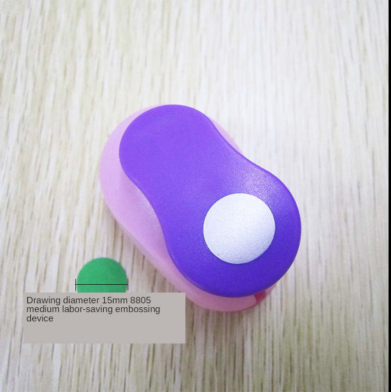 1 tk. DIY reljeefstantsid Scrapbooking tööriistad paberi lõikamine käsitöö augustaja ümarlõikur ümmargune perforaator 8-25 mm