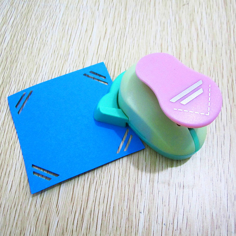 Kahekordse võrdse joonega nurgaga käsitöö stantsimiskõver isetegemine piirdeauguga augustatav paberilõikur, reljeefne paberilõikur