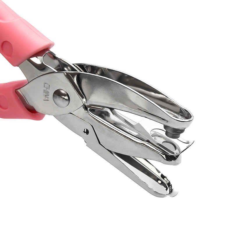 Käepideme augustaja 1,5 mm/3 mm/5,5 mm/5 mm/6 mm paberipuncher DIY lahtiste lehtedega paberilõikur, ühe auguga stants scrapbookingi tööriistade jaoks väljas