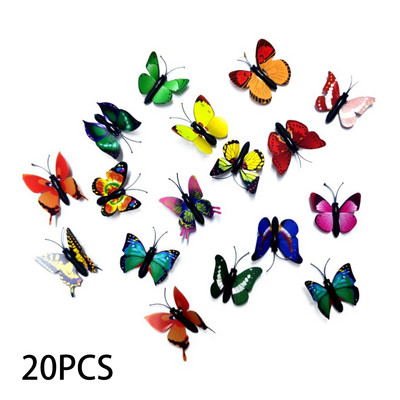 20/30/50PCS Butterfly Thumb Tacks Χάρτης Thumbtacks για φωτογραφία Πίνακας φελλού Offie Σχολικά είδη γραφικής ύλης για φοιτητές Τυχαίο χρώμα