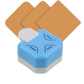 3 u 1 Kutni zaobljeni bušilica za bušenje rupa 4/7/10 mm/skošenje/ljepotan oblik 3-smjerni papir DIY rezač foto kartica Izrada spomenara