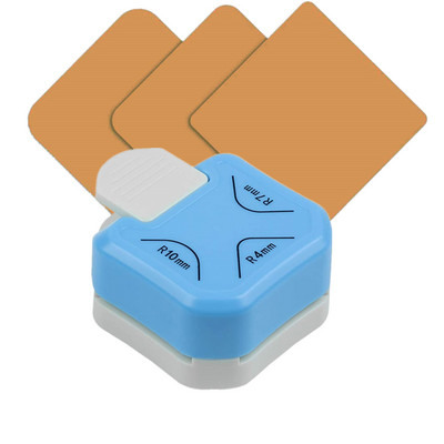 3 u 1 Kutni zaobljeni bušilica za bušenje rupa 4/7/10 mm/skošenje/ljepotan oblik 3-smjerni papir DIY rezač foto kartica Izrada spomenara