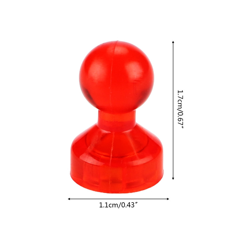 10 tk värvilised magentilised nööpnõelad tahvlimagnetid minikaardimagnetid tugeva magnetiga külmkapimagnetiga kontoritarbed