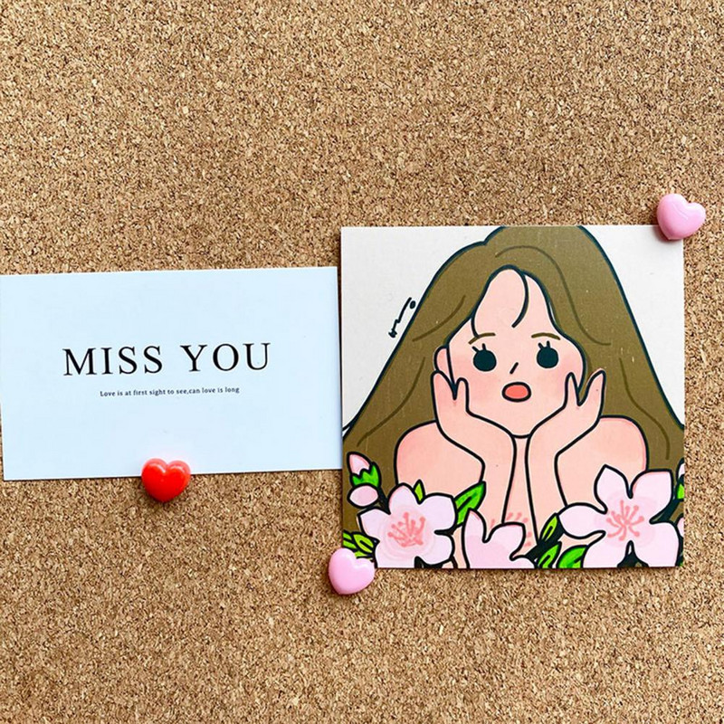 Chiuse cu inimă puternică Unghii pentru degetul mare Aspect plăcut Imagine Ace de împingere Fixare bună Ace pentru fotografii Chinte Accesorii de birou