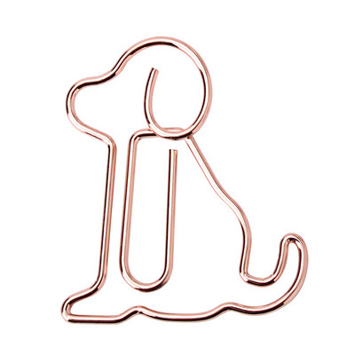 20 buc. Agrafe de hârtie drăguțe în formă de elefant din aur roz Semne de carte Notă foto Clip pentru bilete Papetarie Rechizite școlare Cadouri