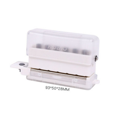 6 skylučių perforatorius popieriniam popieriui, skirtas A4 A5 B5 popieriui, „pasidaryk pats“ apvalus skylių perforatorius iškarpų knygelės nešiojamojo kompiuterio įrišimo raštinės reikmenų nešiojamasis įrankis