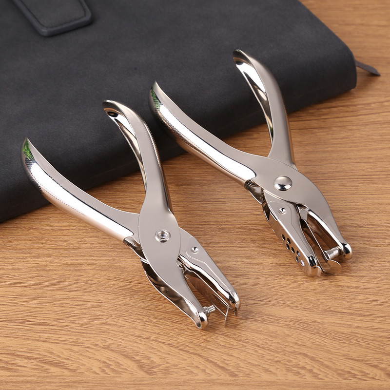 Popieriaus skylių perforatorius 3 mm / 6 mm apvalus vienos skylės perforatorius, skirtas „pasidaryk pats“ Scrapbooking Laisvų lapų popieriaus pjaustytuvo įrankis Rankinis metalinis perforatorius