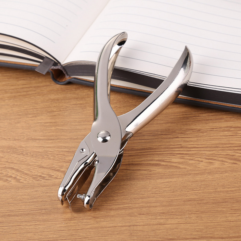 Popieriaus skylių perforatorius 3 mm / 6 mm apvalus vienos skylės perforatorius, skirtas „pasidaryk pats“ Scrapbooking Laisvų lapų popieriaus pjaustytuvo įrankis Rankinis metalinis perforatorius