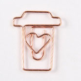 10 kom. Ružičasto zlatne spajalice za papir Alati za planiranje oznaka Alati za spomenare Memo spajalica Metalna spajalica za vezivo