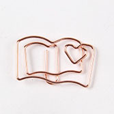 10 kom. Ružičasto zlatne spajalice za papir Alati za planiranje oznaka Alati za spomenare Memo spajalica Metalna spajalica za vezivo