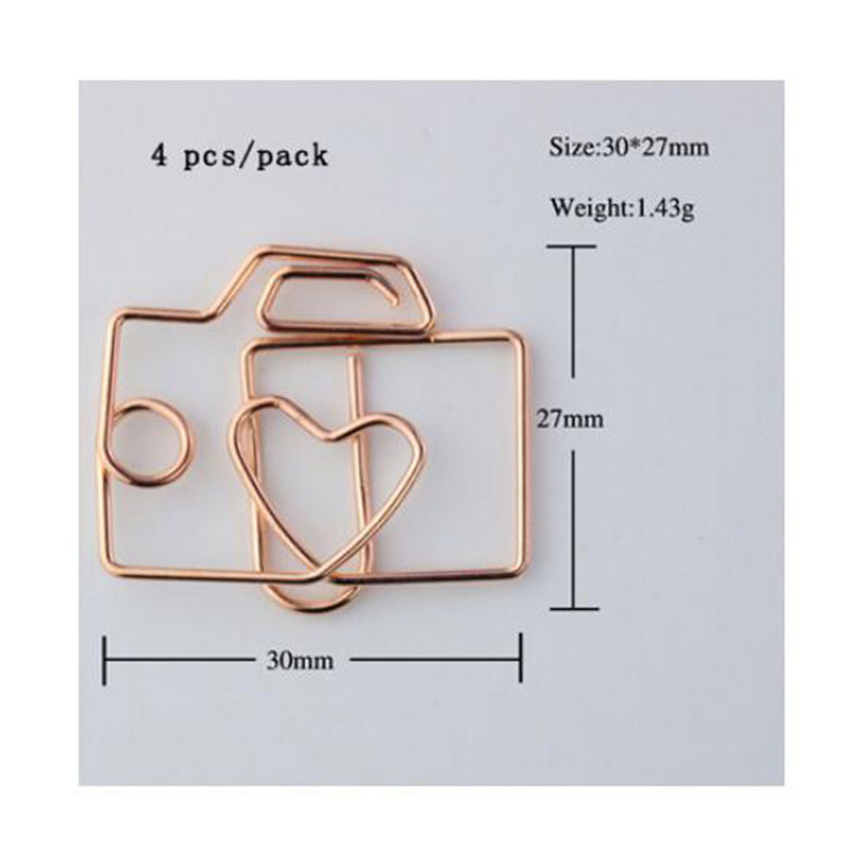 10 kom. Ružičasto zlatne spajalice za papir Alati za planiranje oznaka Alati za spomenare Memo spajalica Metalna spajalica za vezivo