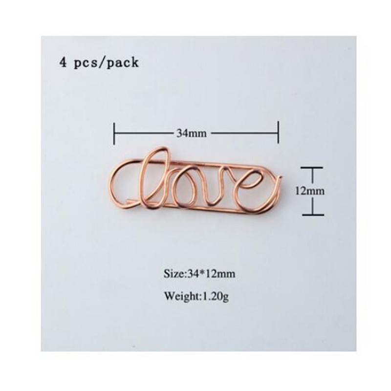 10 kom. Ružičasto zlatne spajalice za papir Alati za planiranje oznaka Alati za spomenare Memo spajalica Metalna spajalica za vezivo