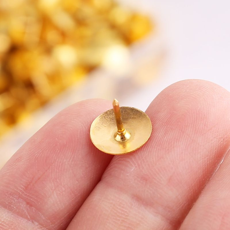 400db fém penge rajztűk Gombos parafa tábla fotó fali térkép jelölők iskolai irodaszerek 4 szín C26