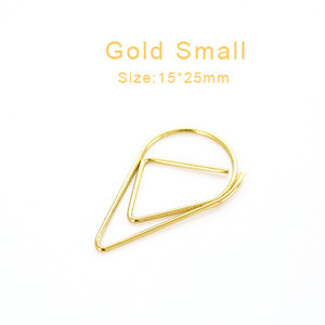 30/50 kom/pak. Slatka kawaii korejska metalna spajalica za papir Zlatno Srebrna Crno Zelena Boja Knjižna oznaka Uredski pribor Škola