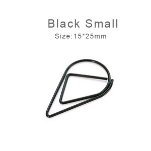 30/50 kom/pak. Slatka kawaii korejska metalna spajalica za papir Zlatno Srebrna Crno Zelena Boja Knjižna oznaka Uredski pribor Škola