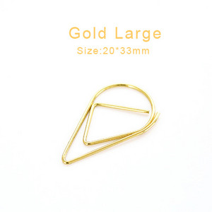 30/50 kom/pak. Slatka kawaii korejska metalna spajalica za papir Zlatno Srebrna Crno Zelena Boja Knjižna oznaka Uredski pribor Škola