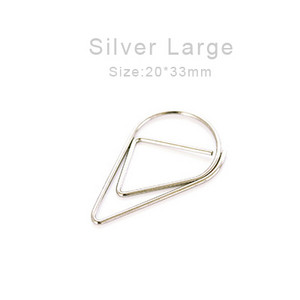 30/50 kom/pak. Slatka kawaii korejska metalna spajalica za papir Zlatno Srebrna Crno Zelena Boja Knjižna oznaka Uredski pribor Škola